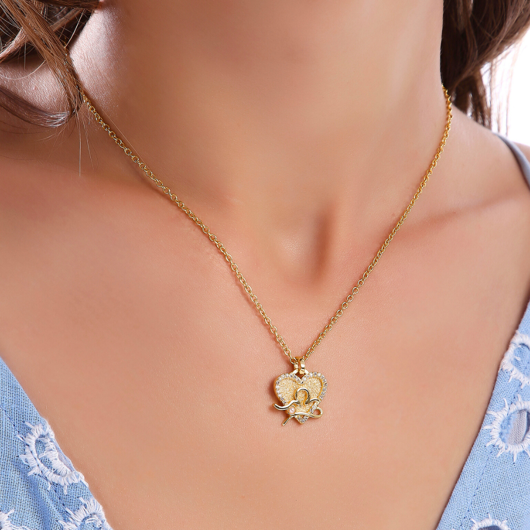 Gold LIBRA Zodiac