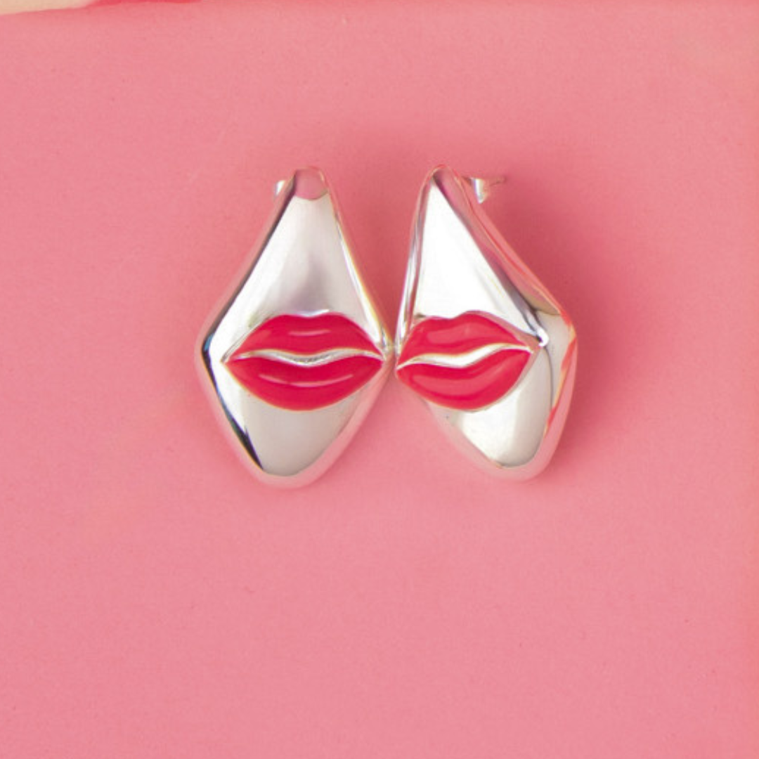 Pink Dua Drops Earring