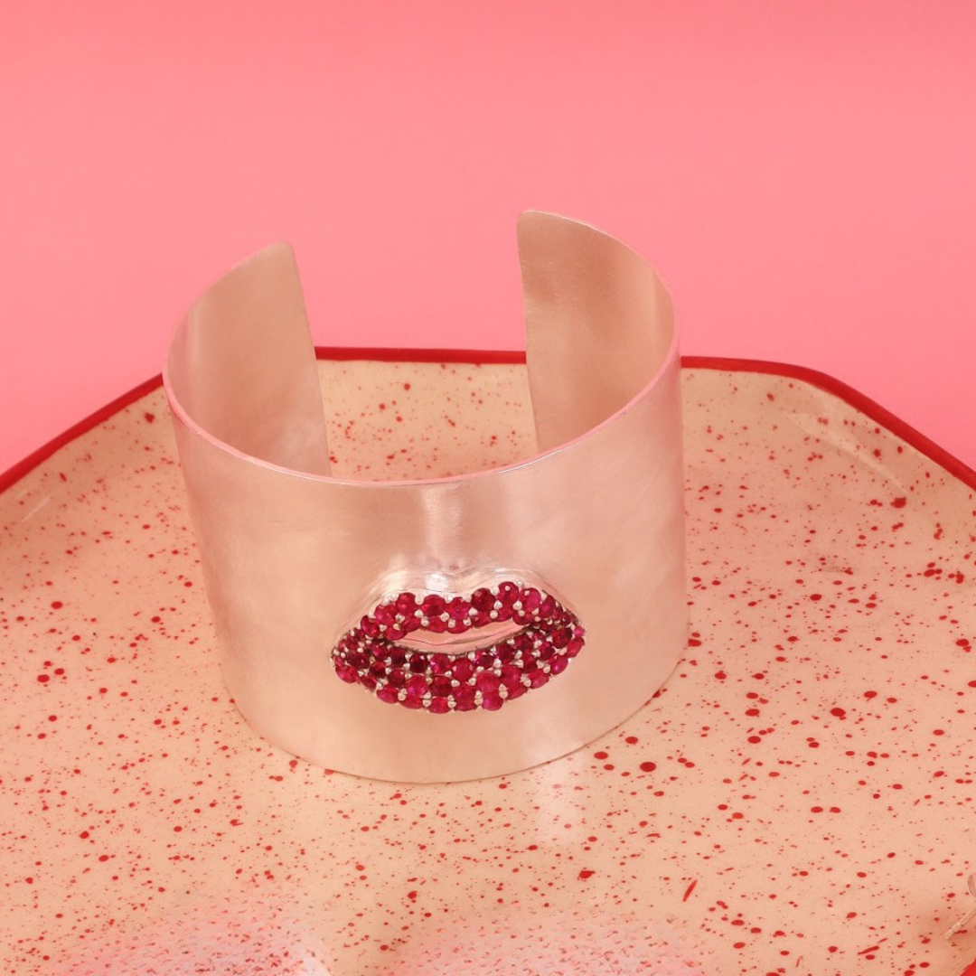 Scarlet Pink Diamond Cuff
