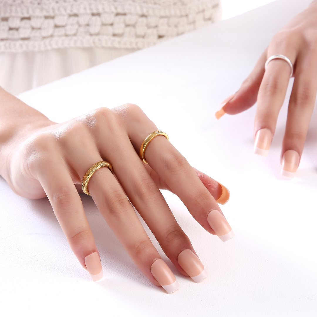 Gold Stack Sunny Ring