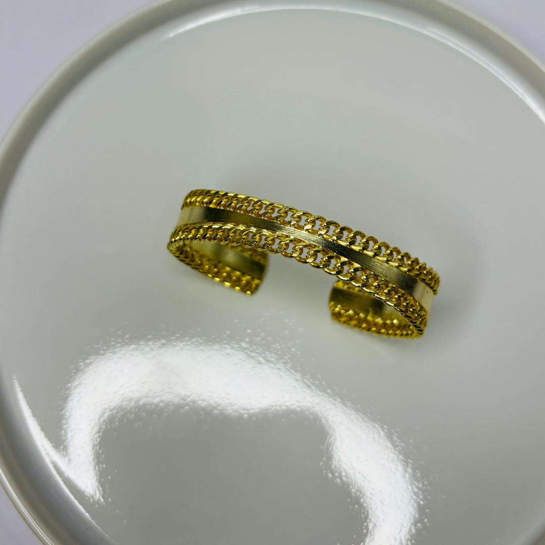 DOUBLE CHAIN CUFF